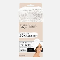 Studio Dry Serviette sèche-cheveux - Blanc