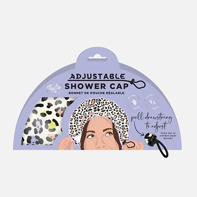 Adjustable Shower Cap - Leopard