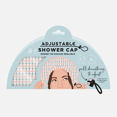 Adjustable Shower Cap - Lines