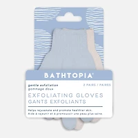 Gants exfoliants, 2 paires