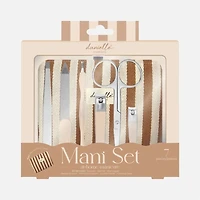 Manicure Set, 7 pieces - Taupe