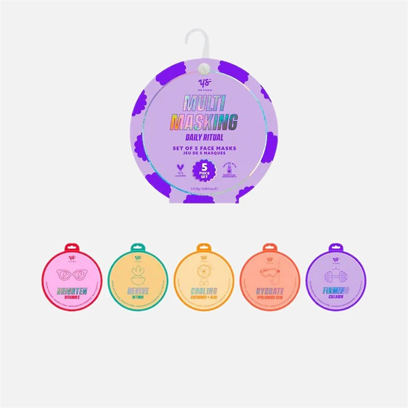 Sheet Mask Set, 5 Pieces