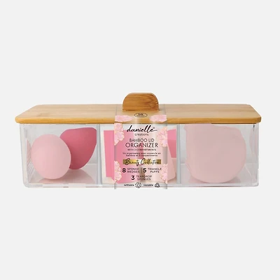 Bamboo Lid Organizer 3 Compartments