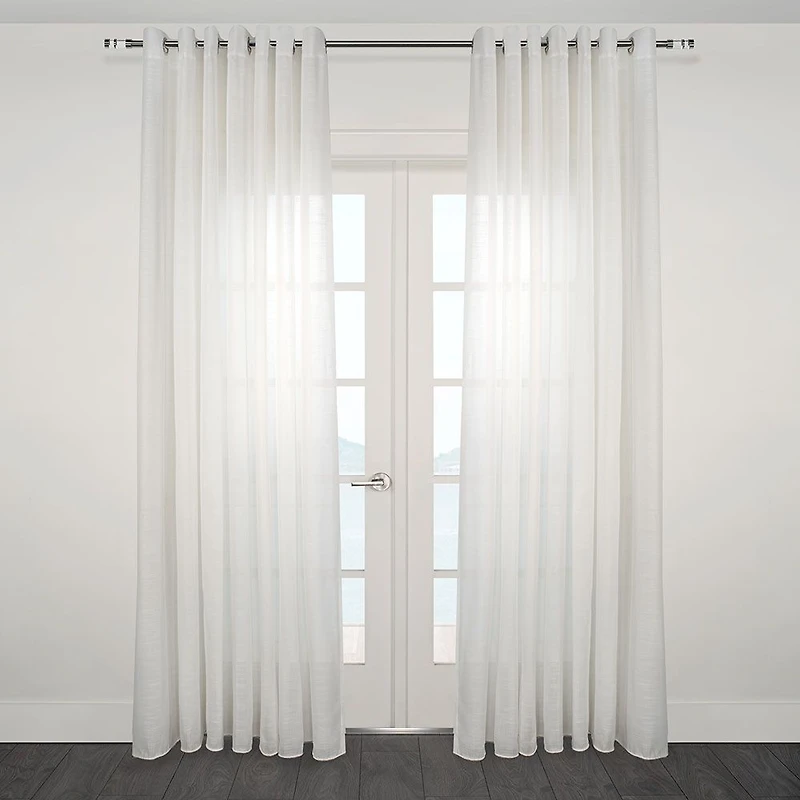 Rideau à œillets blanc « Ultra »