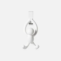 Buddy Set of 2 White Hooks