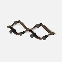Montage 6 Hook Black - Walnut