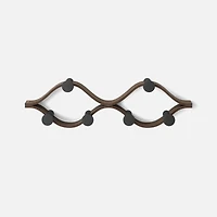 Montage 6 Hook Black - Walnut