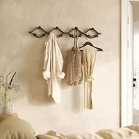 Montage 6 Hook Black - Walnut