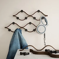 Montage 6 Hook Black - Walnut