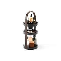 Bellwood Bathroom Organizer - Black/Walnut