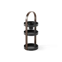 Bellwood Bathroom Organizer - Black/Walnut