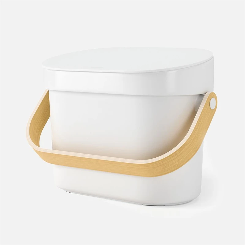 Bellwood Bac à compost - blanc/naturel