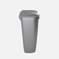Umbra Brim Poubelle à pédale avec couvercle, 50 L - Nickel