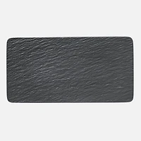 Plat à service rectangulaire « Manufacture Rock » par Villeroy & Boch » - noir