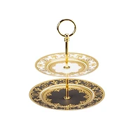 Versace I Love Baroque 2-Tier Serving Stand