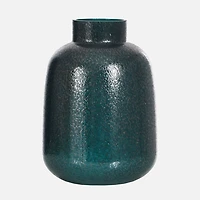 Bud Shaped Vase, 11.5" - Dark Blue Silver