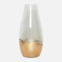 Vase plaqué or - 19 po