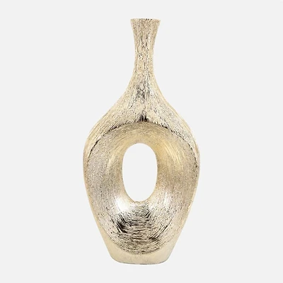 Vase rayé découpe ouverte - 19 po