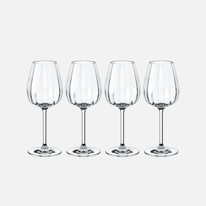 Villeroy & Boch Rose Garden Verres à vin blanc, ensemble de 4 - 4,25 oz