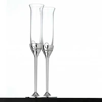Love Knots Champagne Flutes by Vera Wang