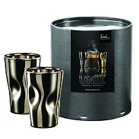 Ensemble de 2 tasses à espresso platines « Unik »