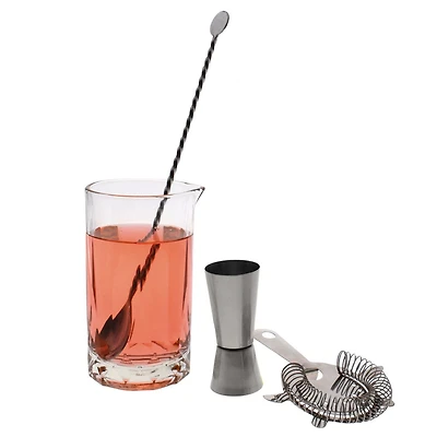 Mixology 4-Piece Cocktail Tool Set by Bel-Air