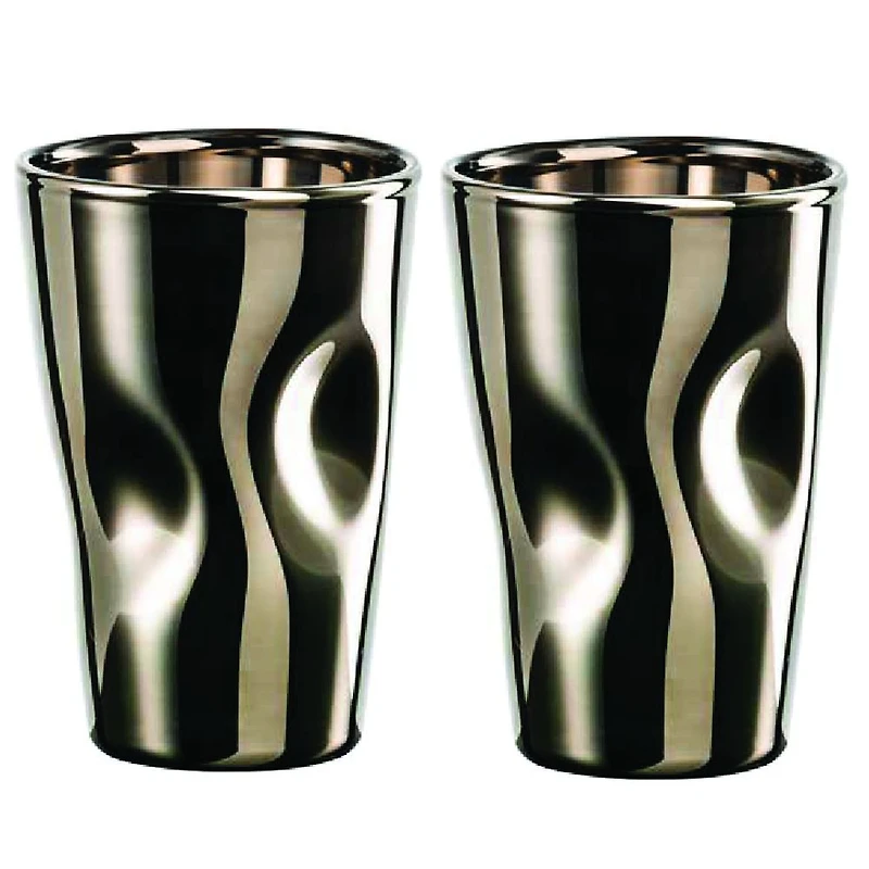 Ensemble de 2 tasses à espresso platines « Unik »