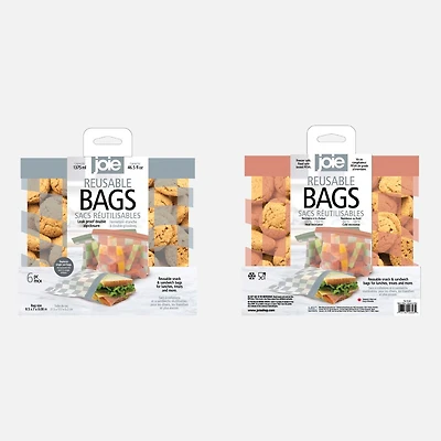 Sacs à carreaux réutilisables Peva - 6