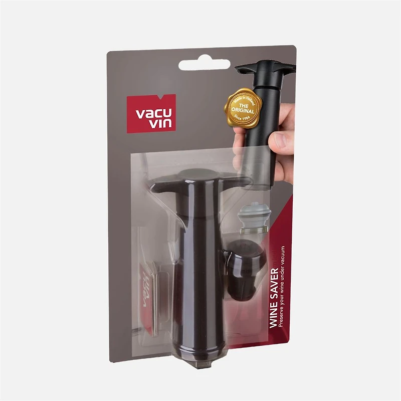 Vacu Vin Pompe à vin  - Noir