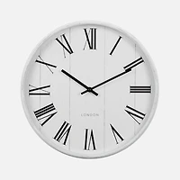 Black Numbers and white face Wall Clock