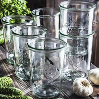 WECK Mold Tempered Glass Jar 850 ml