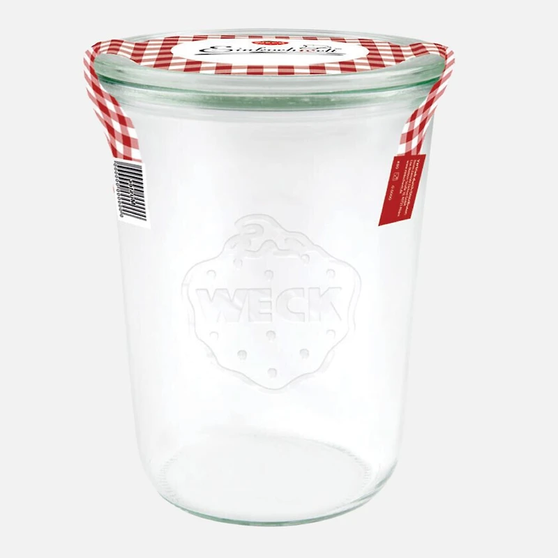 WECK Mold Tempered Glass Jar 850 ml