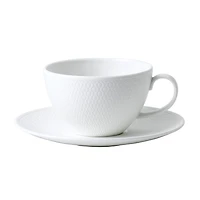 Gio Teacup and Saucer Set by Wedgwood