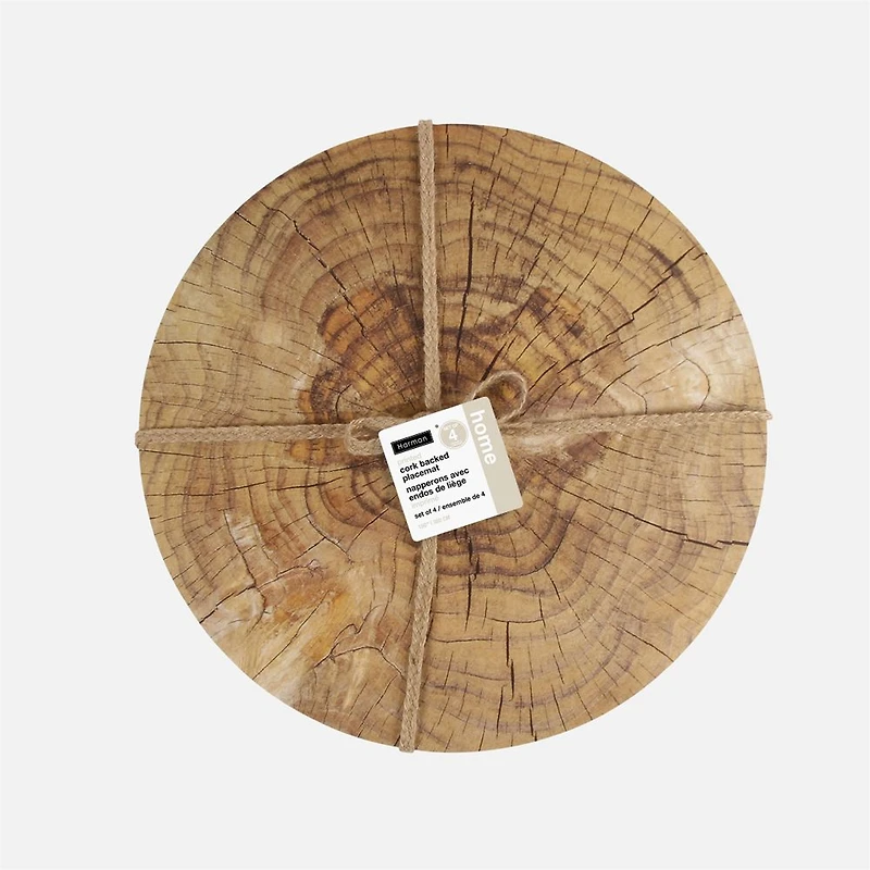 Willow Round Placemat, Set of 4
