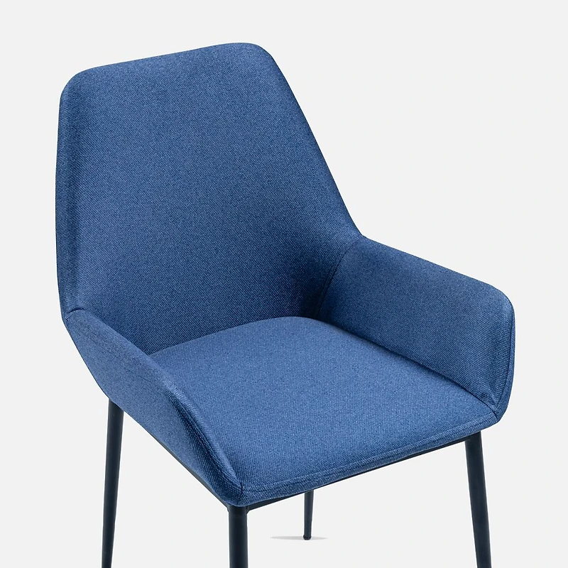 Windsor Set of 2 Accent Chairs, Denim