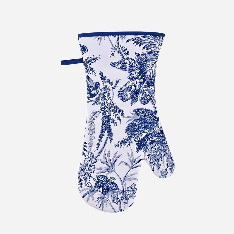 Willow Toile Oven Mitt
