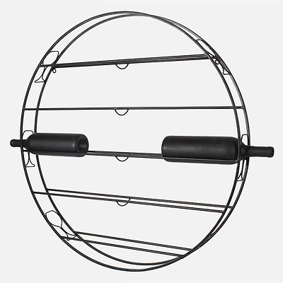 Wall Wine Rack - Black