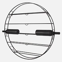 Wall Wine Rack - Black