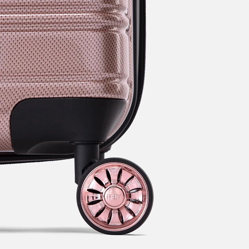 Valise ABS - Or Rose, 20 po