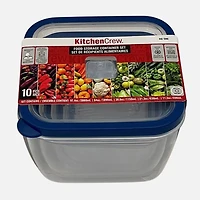 Ensemble de 10 récipients alimentaires