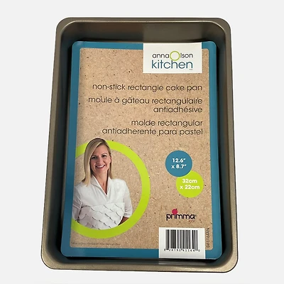 Anna Olson Kitchen Rectangular Non-stick Baking Pan - 12.6'' x 8.7'' 