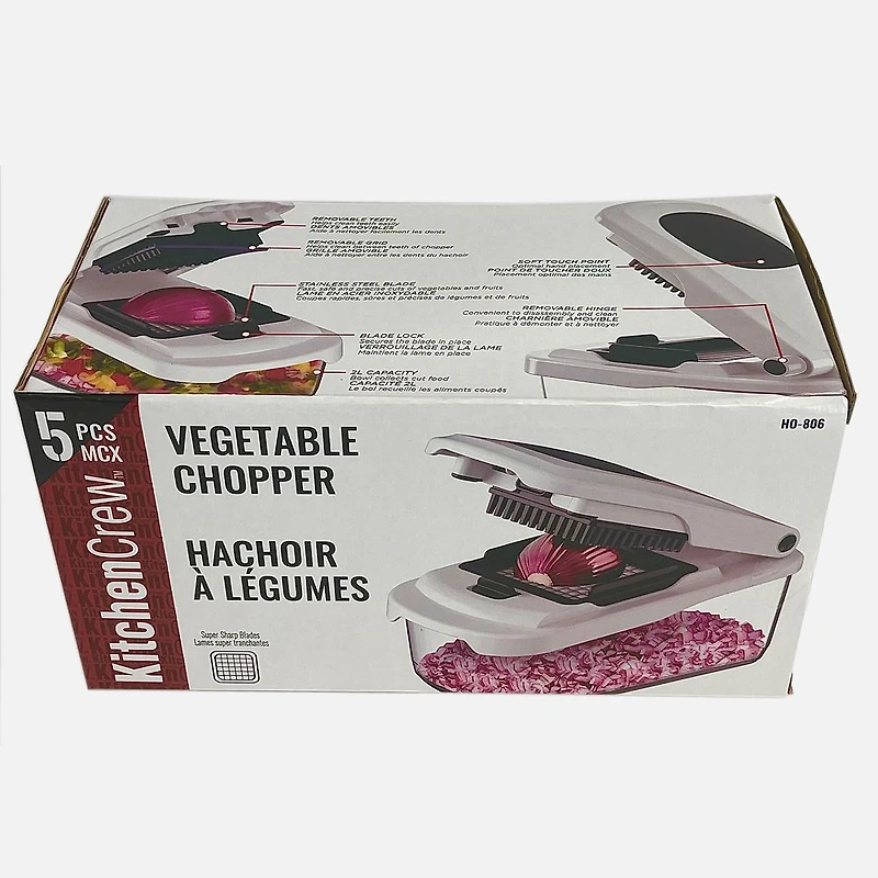 Kitchen Crew Hachoir à Légumes, Cubes