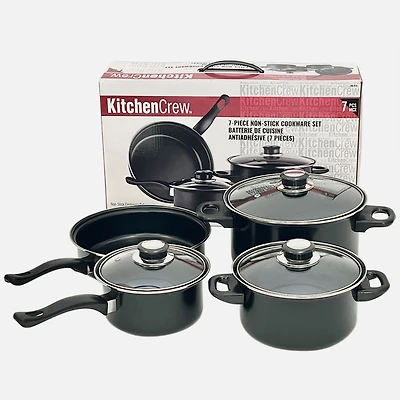 Kitchen Crew Batterie De Cuisine, Ensemble de 7 Pièces