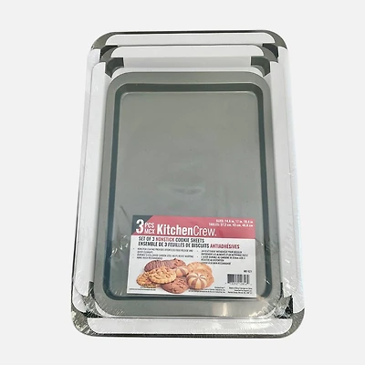 Kitchen Crew Set of 3 Cookie Sheets
