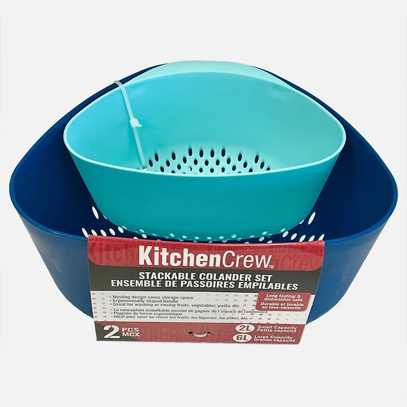 Kitchen Crew Ensemble de Passoires empilables