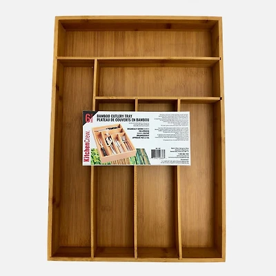 Kitchen Crew Plateau de Couverts en Bamboo 