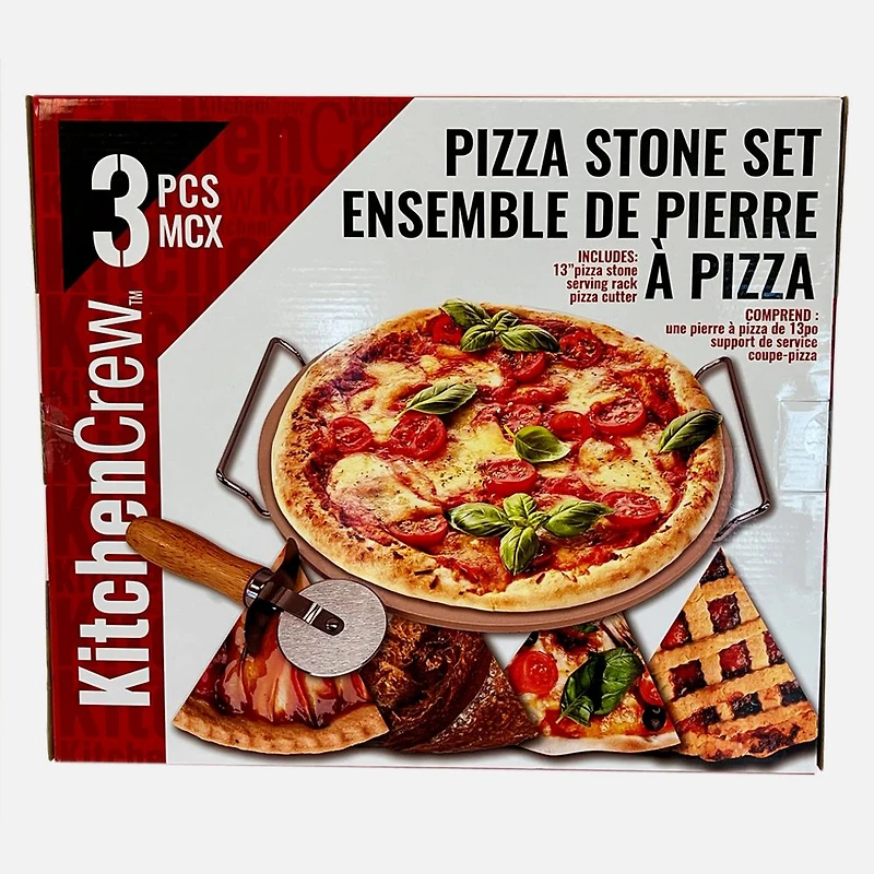 Kitchen Crew Pizza Stone Set