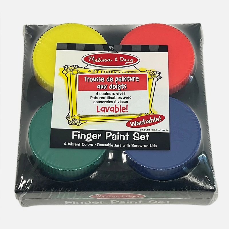Peinture à doigts - paquet de 4