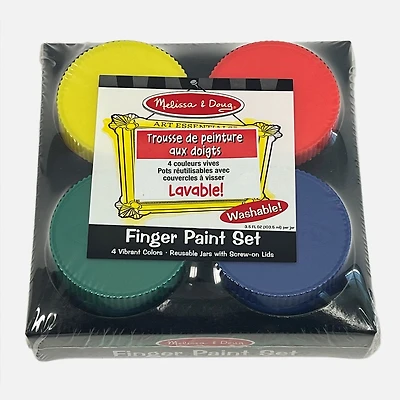 Peinture à doigts - paquet de 4