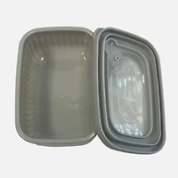 Contenants de rangement, 8 pièces - Rectangulaire